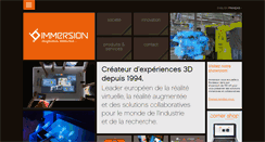 Desktop Screenshot of immersion.fr