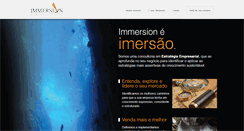 Desktop Screenshot of immersion.com.br